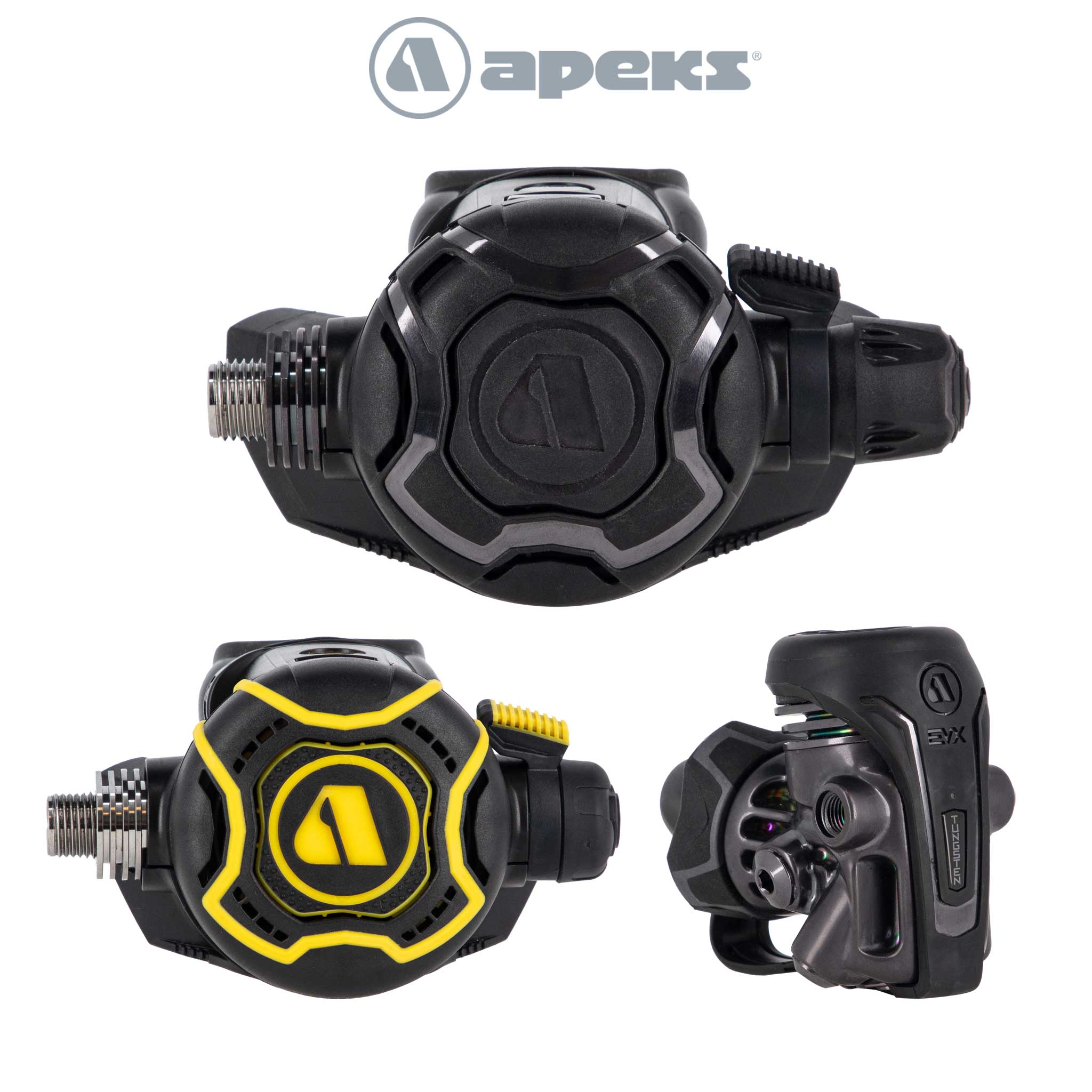 Apeks EVX TUNGSTEN Stage 3 Regulator Set Din