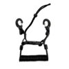 Cressi Coiled Lanyard Black