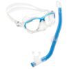 Cressi Moon & Top Snorkelling Combo Blue Clear