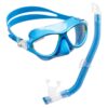 Cressi Moon & Top Snorkelling Combo Blue lime