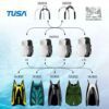 TUSA Hyflex System Custom Fins
