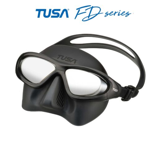 TUSA Lapis Freediving Mask Black Mirrored