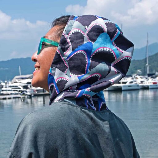 Oceanarium Great White Shark Cloak Towel