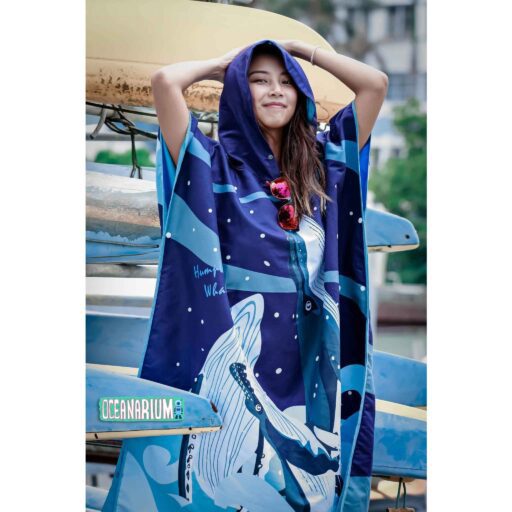 Oceanarium Humpback Whale Cloak Towel