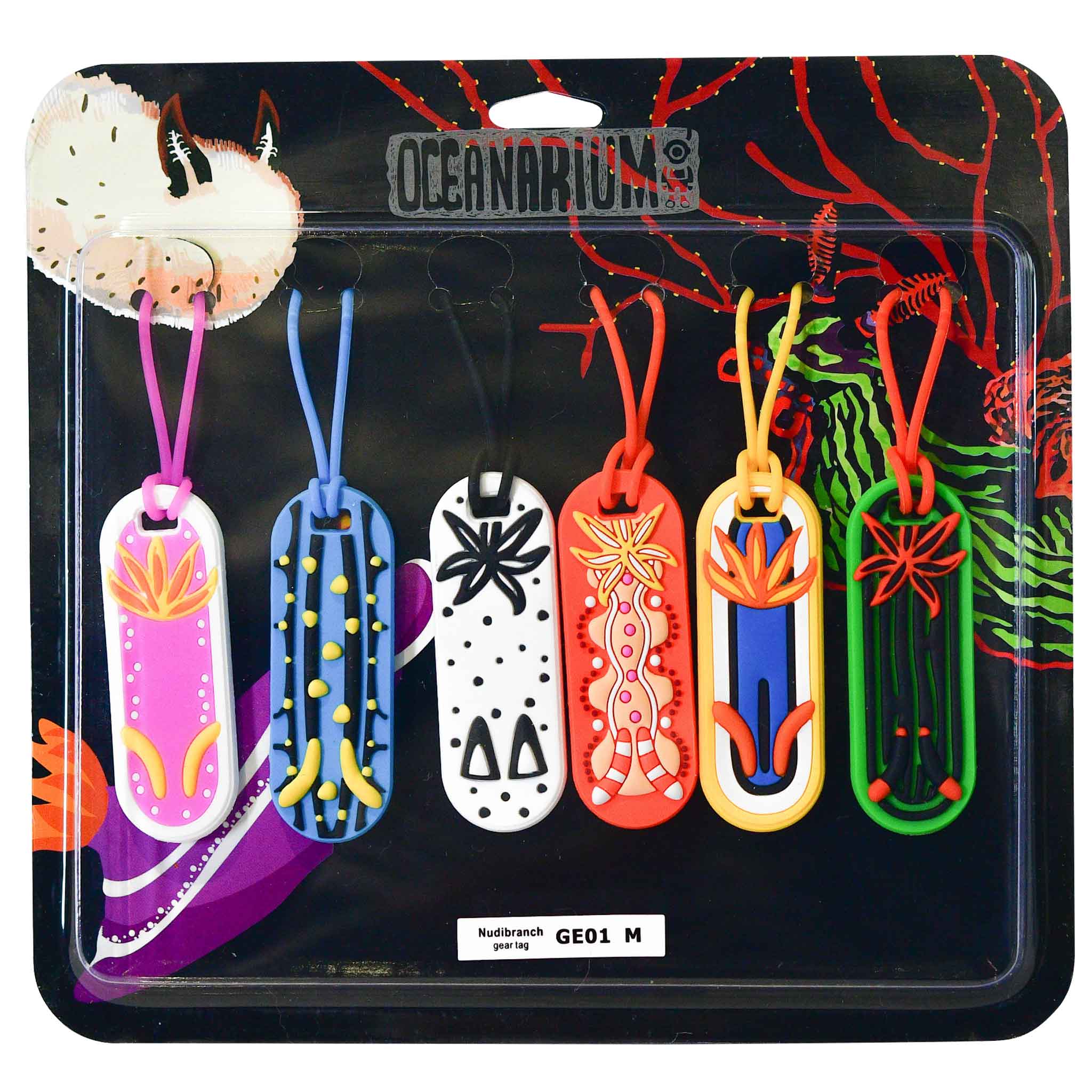 Oceanarium Nudibranch Gear Tag Luggage Tag