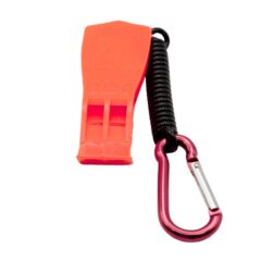 Scuba Diving Safety Whistle with Coiled Lanyard