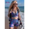 Spacefish Coral Kaleidoscope Bikini Sports Bra Hybrid Melbourne