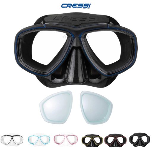 Cressi Prisma Negative Prescription Dive Mask