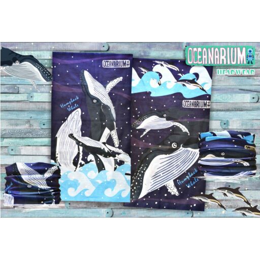Oceanarium Humpback Whale Headwear Scarf