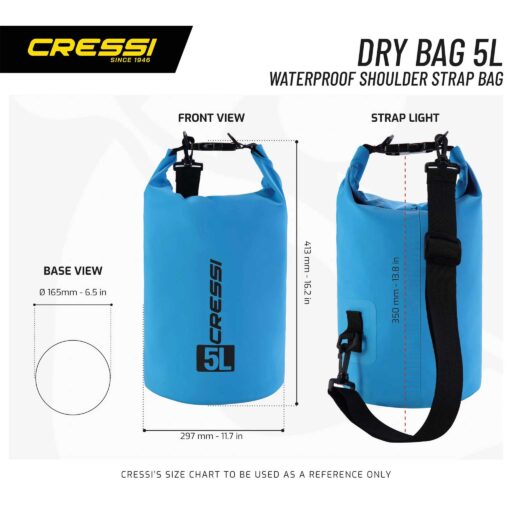 Cressi 5L Dry Bag Size