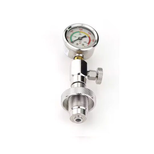 Compact Tank Pressure Gauge Din Cheaker