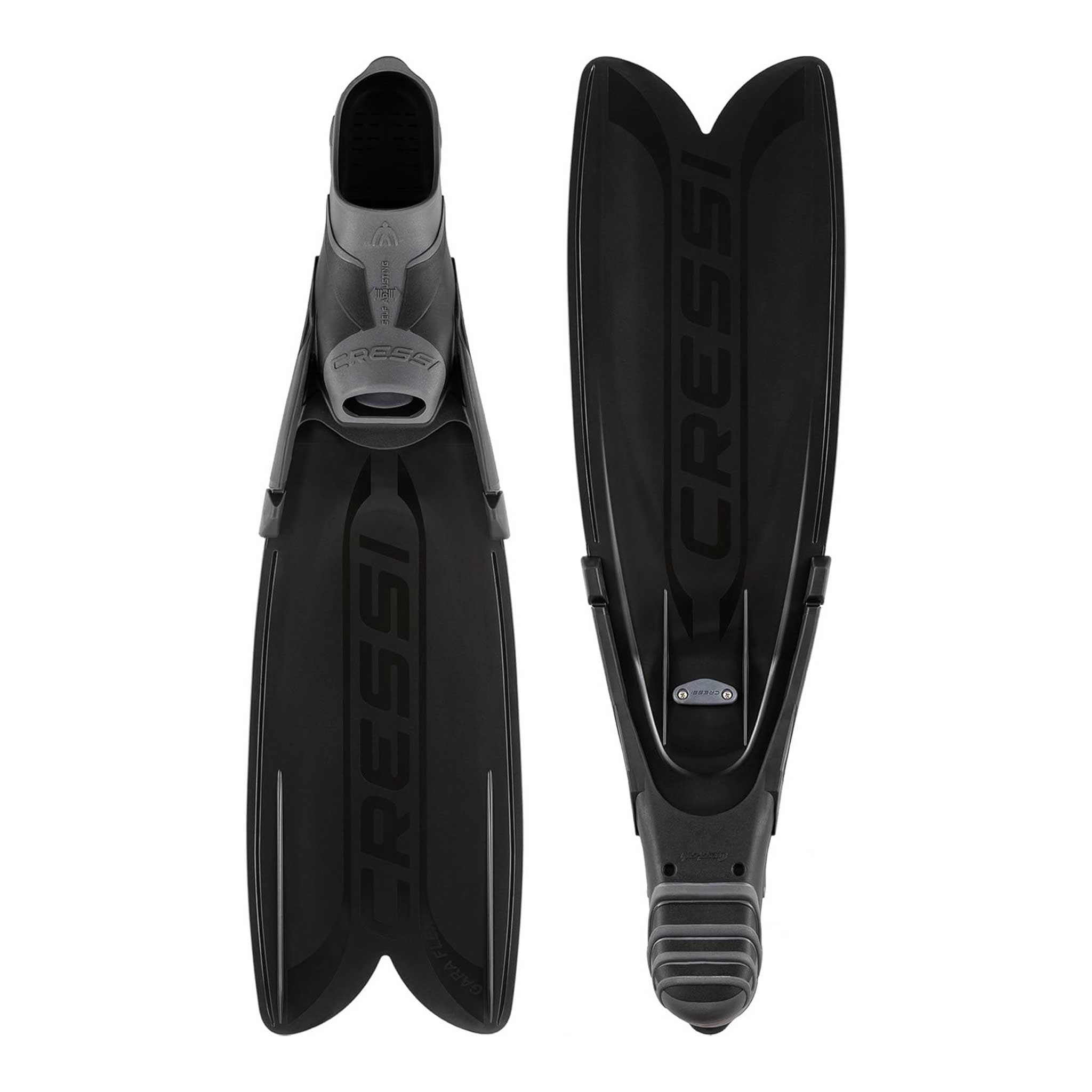 Cressi Gara Turbo Flex Fins Black Australia