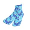 HQ Diving Premium Children's Lycra Fin Socks Sharky Blue
