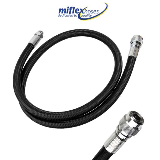 Miflex Xtreme LP Inflator BCD Hoses - Black