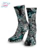 Spacefish Army Eco-friendly Electric Blue Octofloral Dive Socks