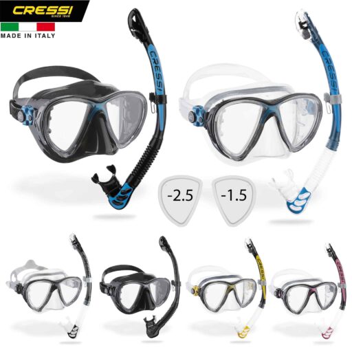 Cressi Big Eyes Evolution Corrective Negative Prescription Combo
