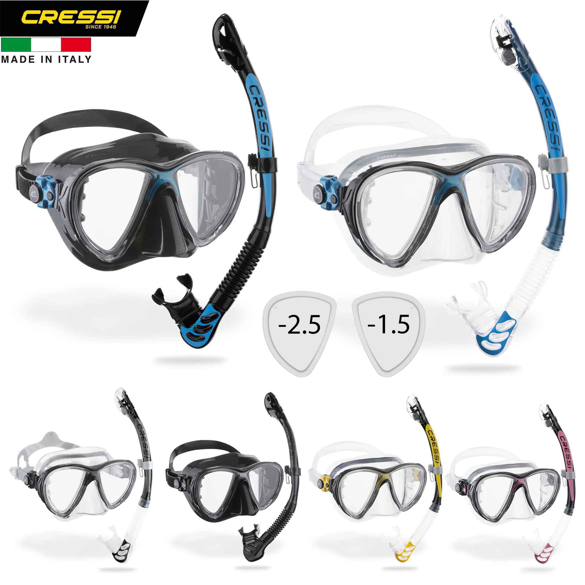 Cressi Big Eyes Evolution Corrective Negative Prescription Combo