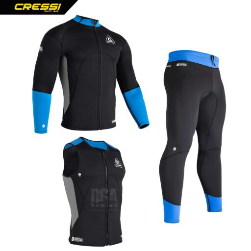 Cressi Guardian 2mm Wetsuit Set Male / Top / Pants / Vest