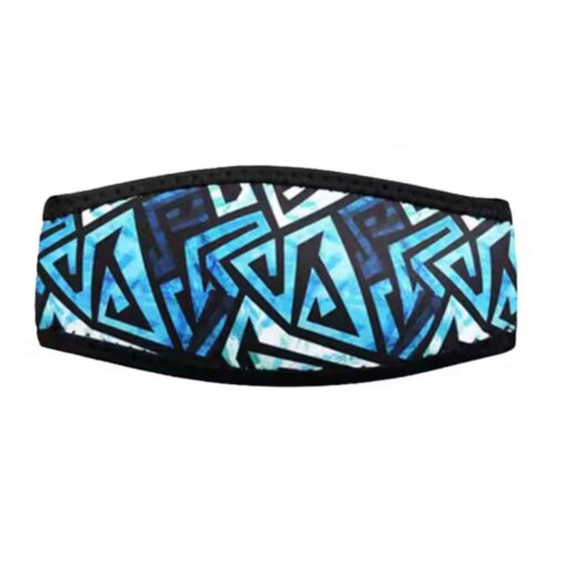 HQ Diving Neoprene Mask Strap Blue Wave