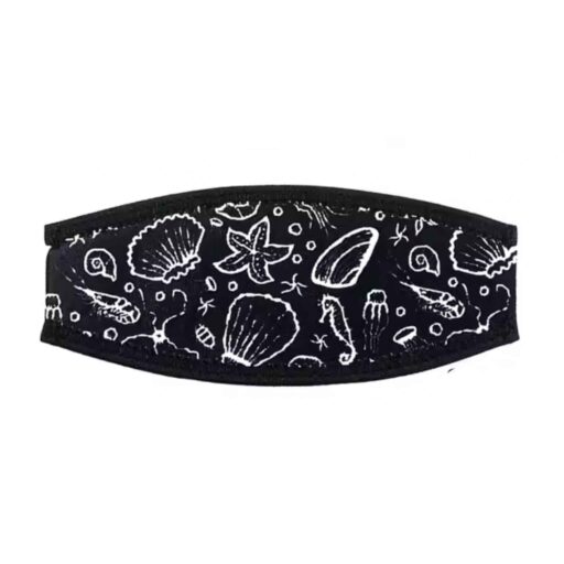 HQ Diving Neoprene Mask Strap Sea Shells