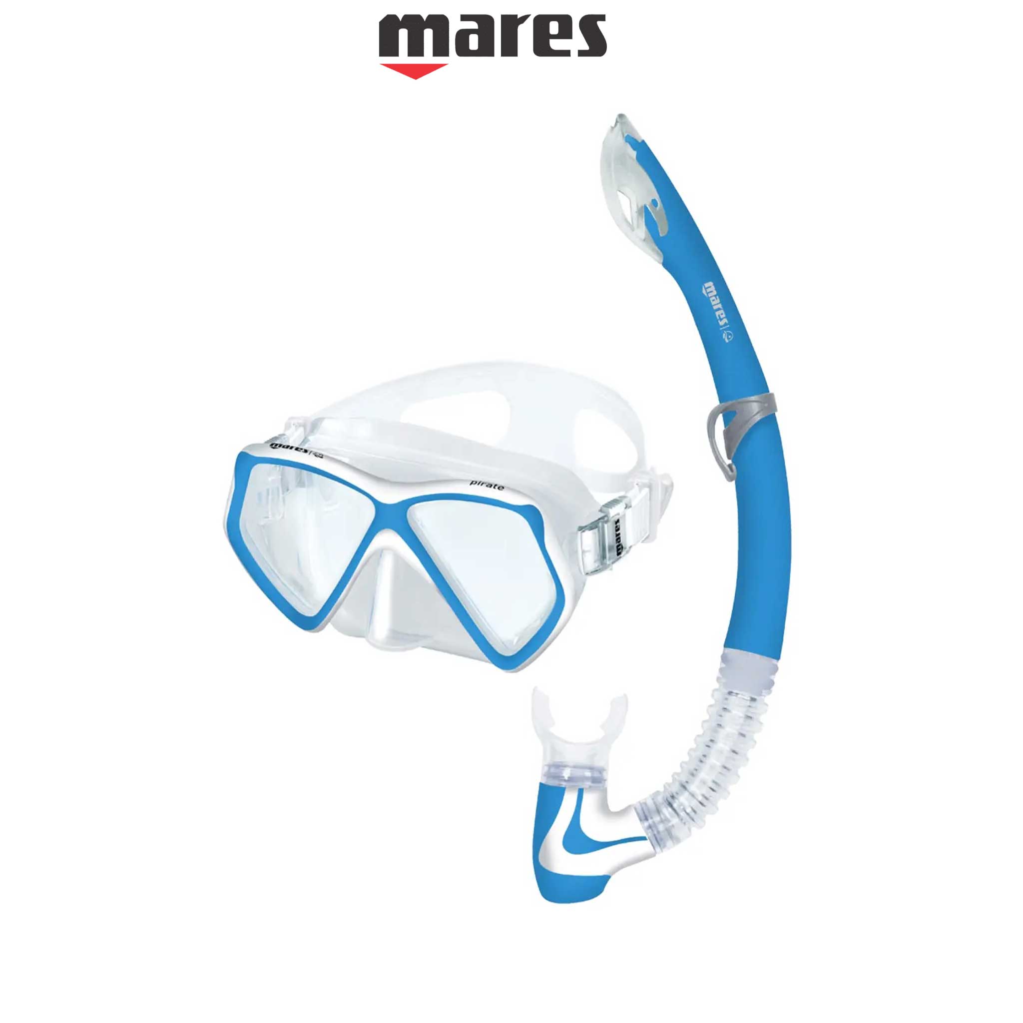 Mares Pirate Junior Snorkelling Combo Blue White