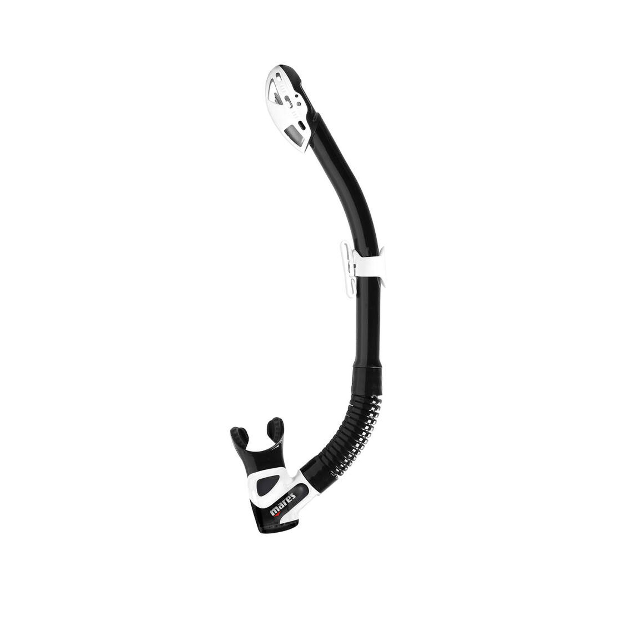 Mares Rebel Dry Top Snorkel Black White