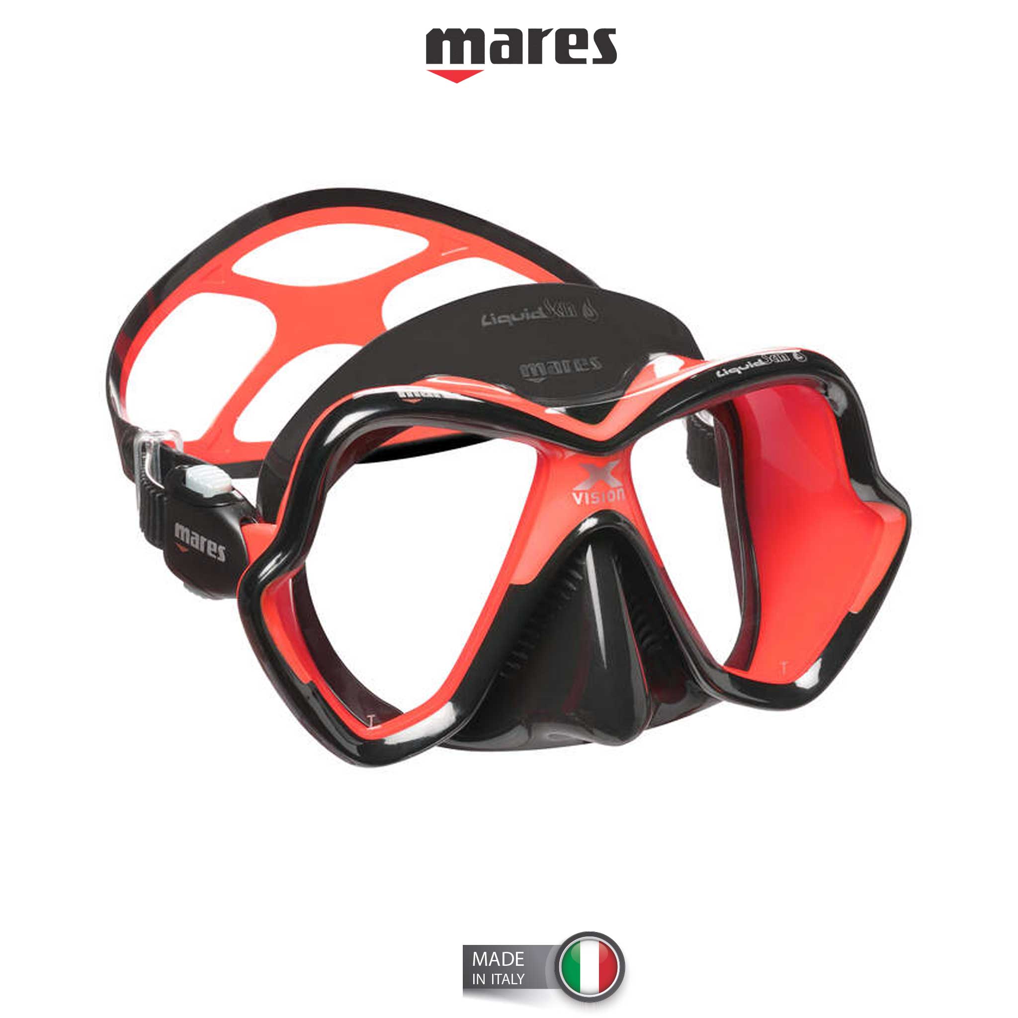 Mares X-Vision Ultra Liquidskin Mask Red
