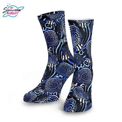 Spacefish Army Angelfish Hypnosis Dive Socks