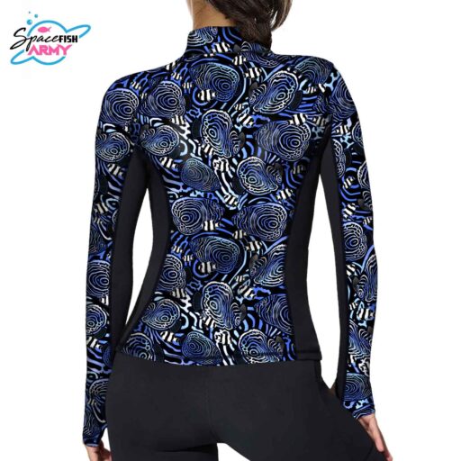 Spacefish Army Full-Zip Angelfish Hypnosis Rash Guard Australia