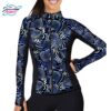 Spacefish Army Full-Zip Angelfish Hypnosis Rash Guard