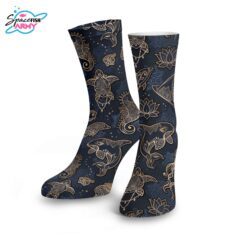 Spacefish Army Ocean Mandala Dive Socks