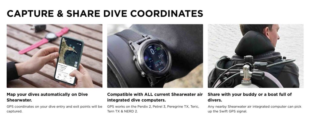 CAPTURE YOUR DIVES ENTRY AND EXIT POINTS