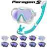 TUSA Paragon S Mask And Snorkel Set AR + UV420