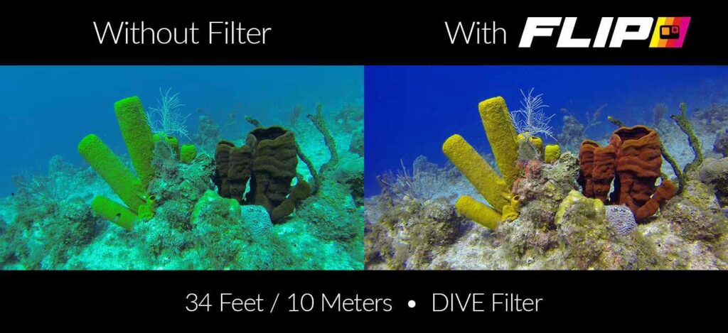 Backscatter Gopro Comparison at 20m