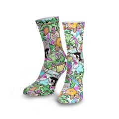 Spacefish Army Candy Octopus Dive Socks