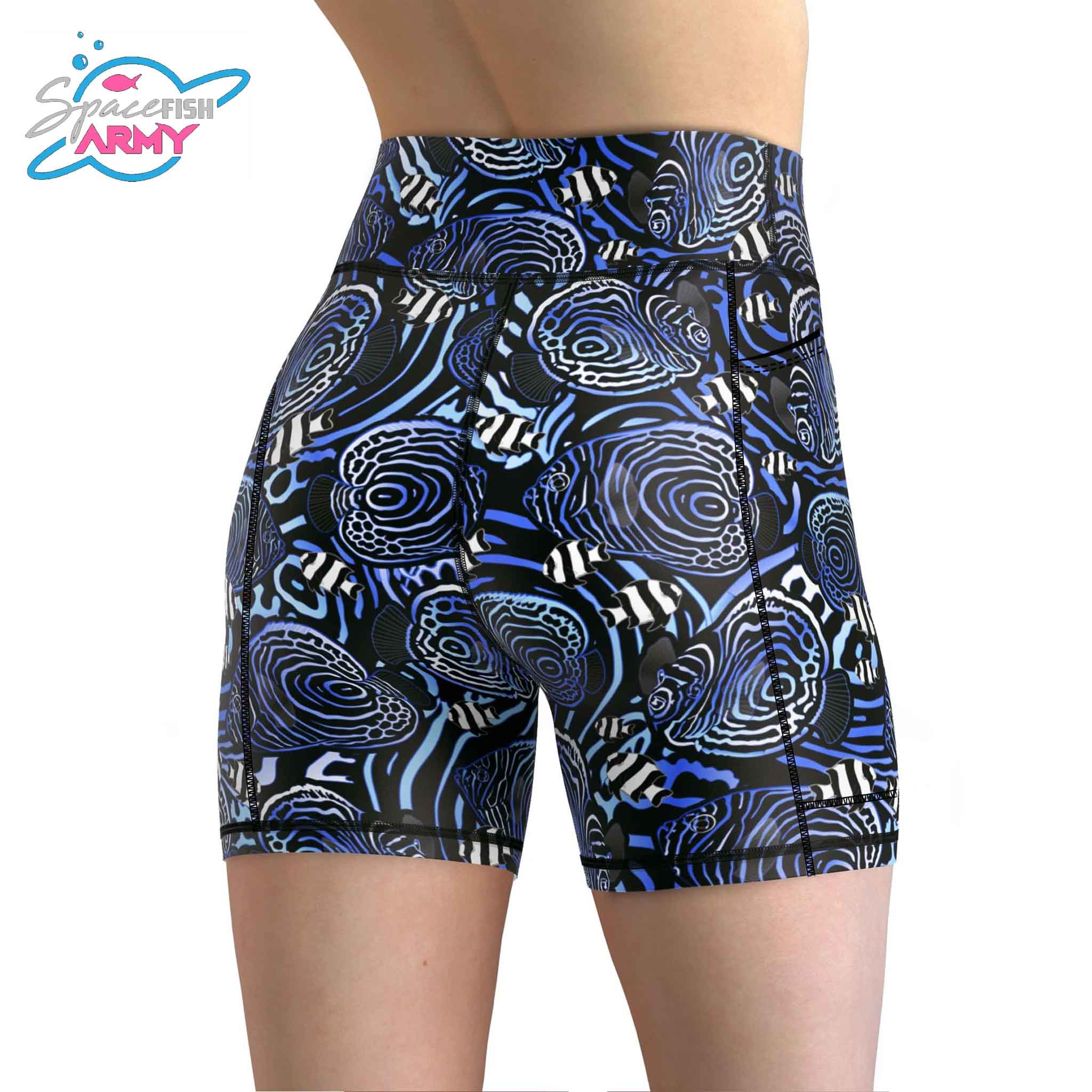 Spacefish Angelfish Hypnosis Shorts