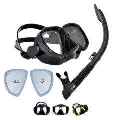 Apollo SV-2 Prescription Dive Mask And Snorkel Set